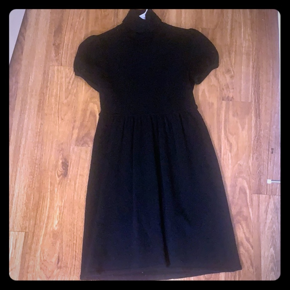 Black sweater dress